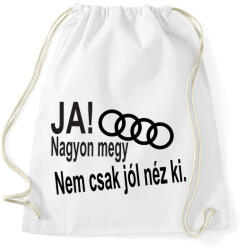 printfashion Audi - Sportzsák, Tornazsák - Fehér (2411169)