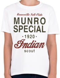 printfashion Munro special - Gyerek póló - Fehér (14975514)