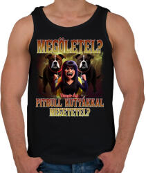 printfashion Vámpír Ági - Férfi atléta - Fekete (16471675)