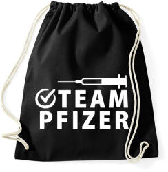 printfashion Pfizer Team - Sportzsák, Tornazsák - Fekete (4889118)