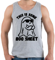 printfashion This is some BOO SHEET (bullshit) - Férfi atléta - Sport szürke (16630275)