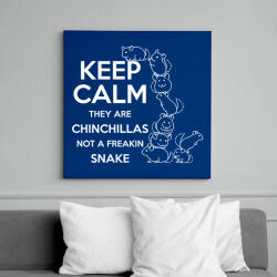 printfashion Nyugi - Vászonkép - Királykék (13474966)