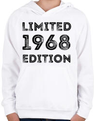 printfashion 1968 - Gyerek kapucnis pulóver - Fehér (5059997)