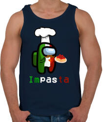 printfashion Impasta - Among Us - Férfi atléta - Sötétkék (4002233)