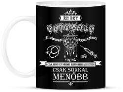 printfashion Állatorvosi asszisztens - Bögre - Fekete (13353444)