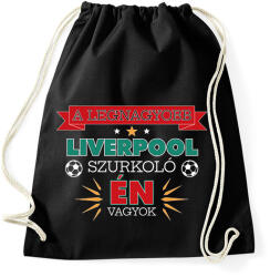printfashion Liverpool szurkoló - Sportzsák, Tornazsák - Fekete (10863158)