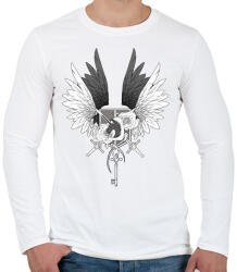 printfashion Attack on Titan - Férfi hosszú ujjú póló - Fehér (2289061)