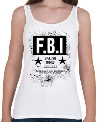 printfashion FBI - Női atléta - Fehér (1706465)