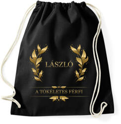 printfashion László - Sportzsák, Tornazsák - Fekete (2777007)
