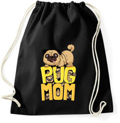 printfashion Mopsz Anya - Sportzsák, Tornazsák - Fekete (1931984)