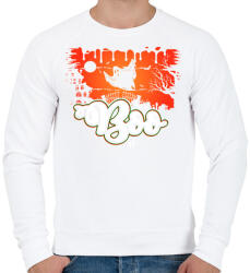 printfashion Just boo it - Férfi pulóver - Fehér (14595424)