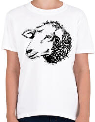 printfashion Sheep drawing - Gyerek póló - Fehér (1618171)
