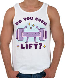 printfashion Súlyzózás - Férfi atléta - Fehér (9614142)