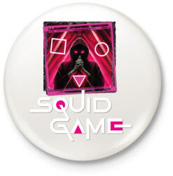 printfashion Squid game art - nyerd meg az életed 01 - Kitűző, hűtőmágnes - Fehér (5514472)