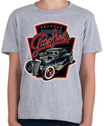 printfashion HOT ROAD - Gyerek póló - Sport szürke (51226)