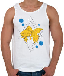 printfashion Aranyhal - Férfi atléta - Fehér (702817)