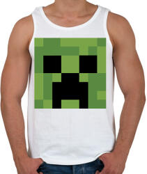printfashion Creeper Minecraft - Férfi atléta - Fehér (14506619)