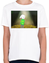 printfashion Asriel Dremurr Undertale - Gyerek póló - Fehér (7051074)