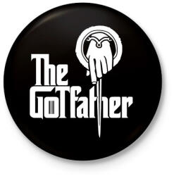 printfashion The GOTfather - Kitűző, hűtőmágnes - Fekete (3097332)