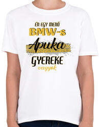 printfashion BMW-s apuka gyereke - Gyerek póló - Fehér (7280525)