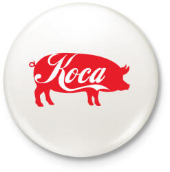 printfashion Koca kóla - Kitűző, hűtőmágnes - Fehér (3079563)