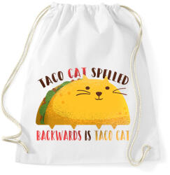printfashion Taco Cica - Sportzsák, Tornazsák - Fehér (15466256)