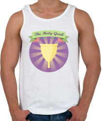 printfashion Szent Grál - Férfi atléta - Fehér (13407880)