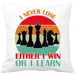 printfashion I never lose - Párnahuzat, Díszpárnahuzat - Fehér (7455337)