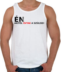 printfashion én vagyok akitől óvtak a szüleid! - Férfi atléta - Fehér (1210753)