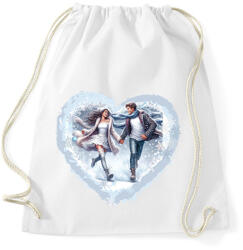 printfashion Téli szerelem - Sportzsák, Tornazsák - Fehér (15501833)