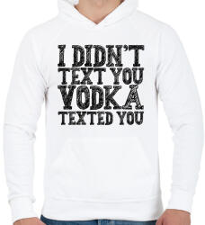 printfashion I didn't text you - Phone cover - Férfi kapucnis pulóver - Fehér (7005648)