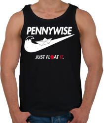 printfashion Just FLOAT it! - Férfi atléta - Fekete (1903406)