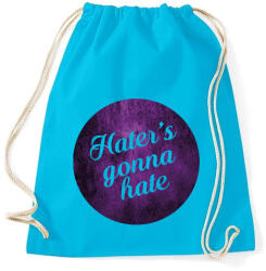 printfashion Hate - Sportzsák, Tornazsák - Surf blue (259886)