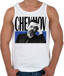 printfashion Chekhov - Önarckép - Férfi atléta - Fehér (7118081)