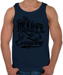 printfashion Mindenben van valami szép. - Férfi atléta - Sötétkék (167150)