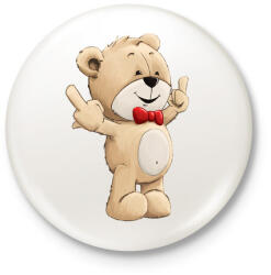 printfashion Brumi - Kitűző, hűtőmágnes - Fehér (3078975)