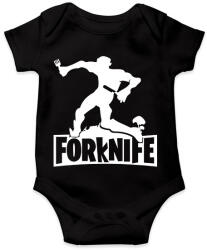 printfashion fortnite forknife fehér - Baba Body - Fekete (1589630)