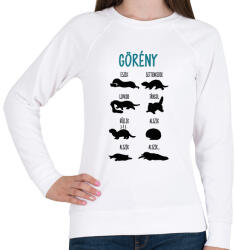 printfashion Görény - Női pulóver - Fehér (10963426)