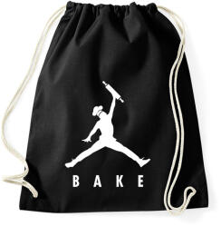 printfashion Sütés (Jordan logó) - Sportzsák, Tornazsák - Fekete (1820469)