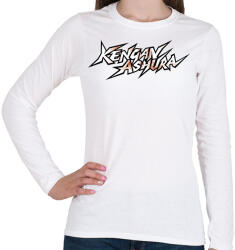 printfashion kengan ashura logo - Női hosszú ujjú póló - Fehér (2851241)