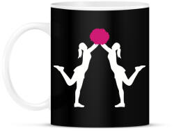 printfashion Pompomlány - Bögre - Fekete (2382194)