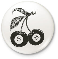 printfashion Meggy - Kitűző, hűtőmágnes - Fehér (11750549)