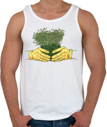 printfashion Kertész - Férfi atléta - Fehér (14595227)