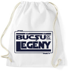 printfashion bucsu-of-the-legeny-blue - Sportzsák, Tornazsák - Fehér (783336)