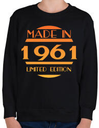 printfashion 1961 - Gyerek pulóver - Fekete (12769633)