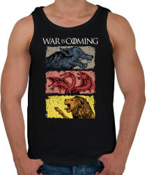 printfashion War is Coming - Férfi atléta - Fekete (1538331)