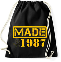 printfashion 1987 - Sportzsák, Tornazsák - Fekete (12808736)