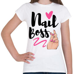 printfashion Nail Boss - Női póló - Fehér (5703477)