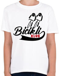 printfashion Bicikli Klub - Gyerek póló - Fehér (16400599)