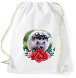 printfashion Süni virággal - Sportzsák, Tornazsák - Fehér (13916205)